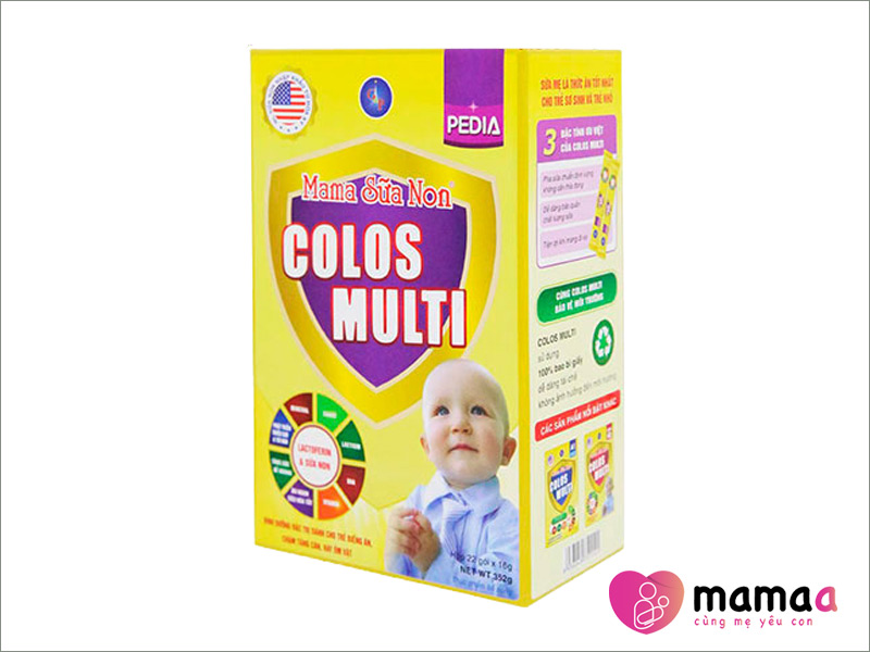 Mama sữa non cho trẻ biếng ăn Colos Multi Pedia