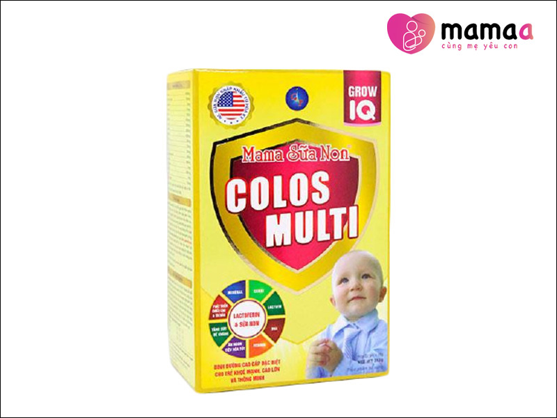 Mama Sữa Non Colos Multi Grow IQ dành cho trẻ 6-36 tháng tuổi