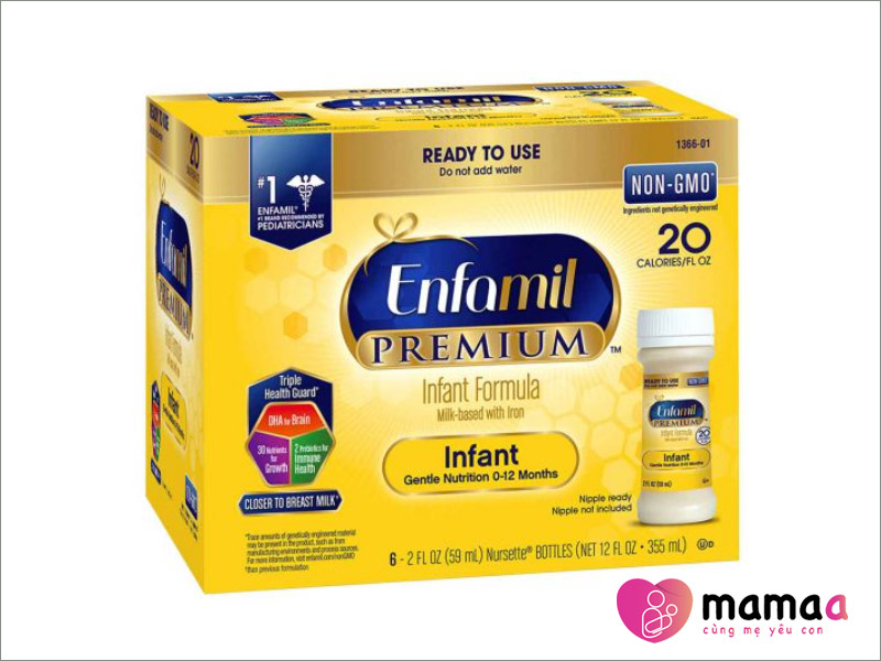 Sữa non pha sẵn dạng nước Enfamil Premium NON GMO Infant Formula