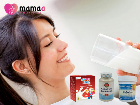 sữa non pháp cho mẹ sau sinh