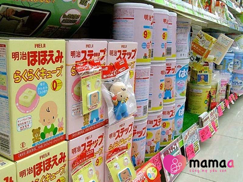 Mua sữa non Nhật ở các siêu thị