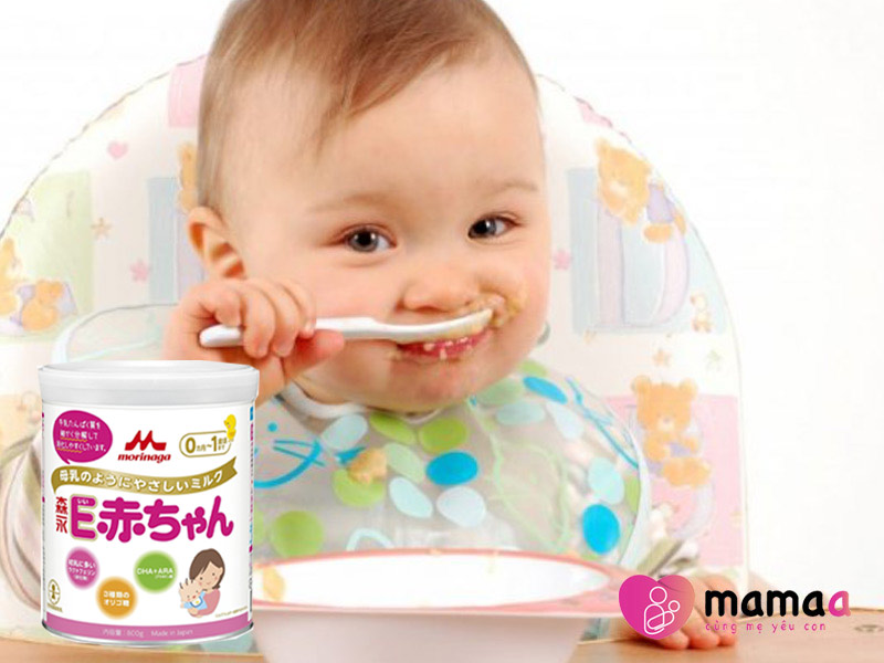 sữa non Morinaga Nhật giúp bé ăn ngon
