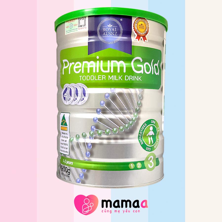 Sữa Royal Ausnz Premium Gold Toddler Milk Drink 3 cho bé 1-3 tuổi