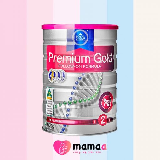 Sữa hoàng gia Úc Premium Gold 2 tốt cho hệ tiêu hóa