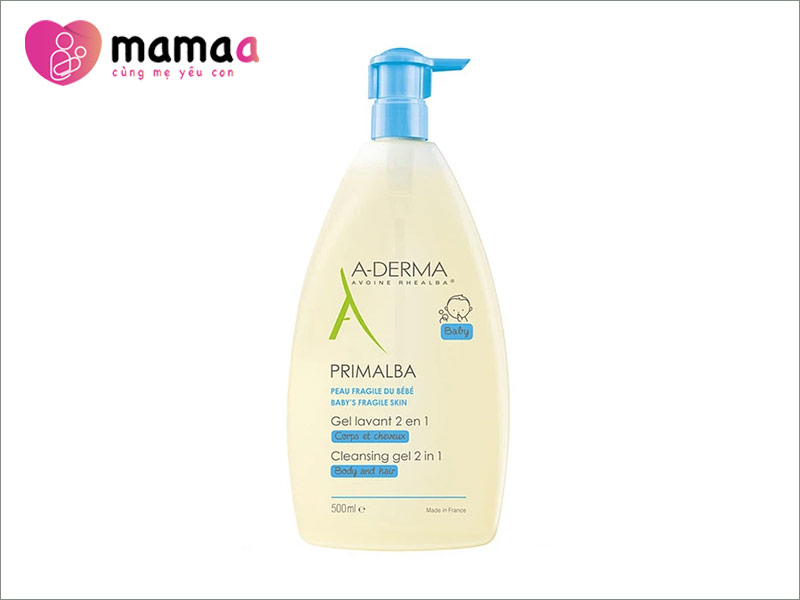 Sữa tắm A-derma Primalba Gentle Cleansing Gel Hair & Body