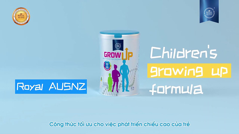 Sữa Hoàng Gia Úc Royal Ausnz Grow Up Milk Powder For Children