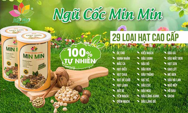 Thành phần của ngũ cốc Minmin